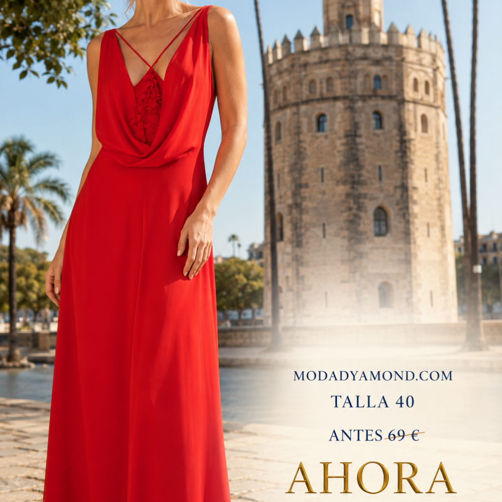 VESTIDO LARGO TIRANTAS DETALLE EN PECHO