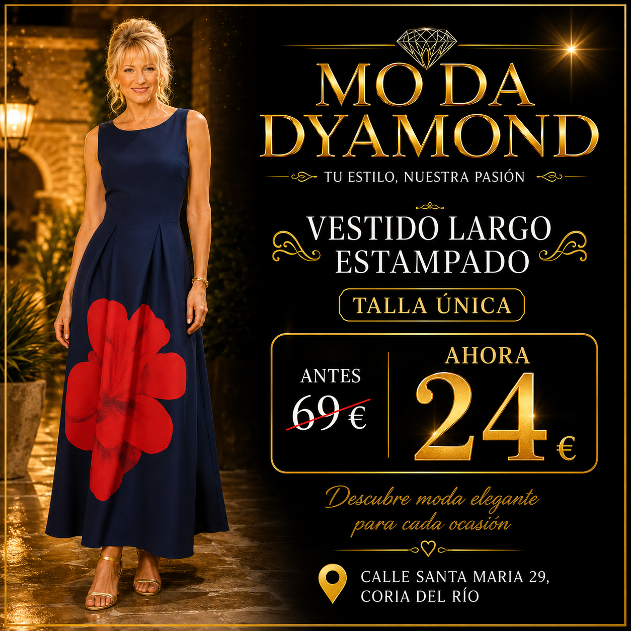 VESTIDO LARGO GRAN FLOR