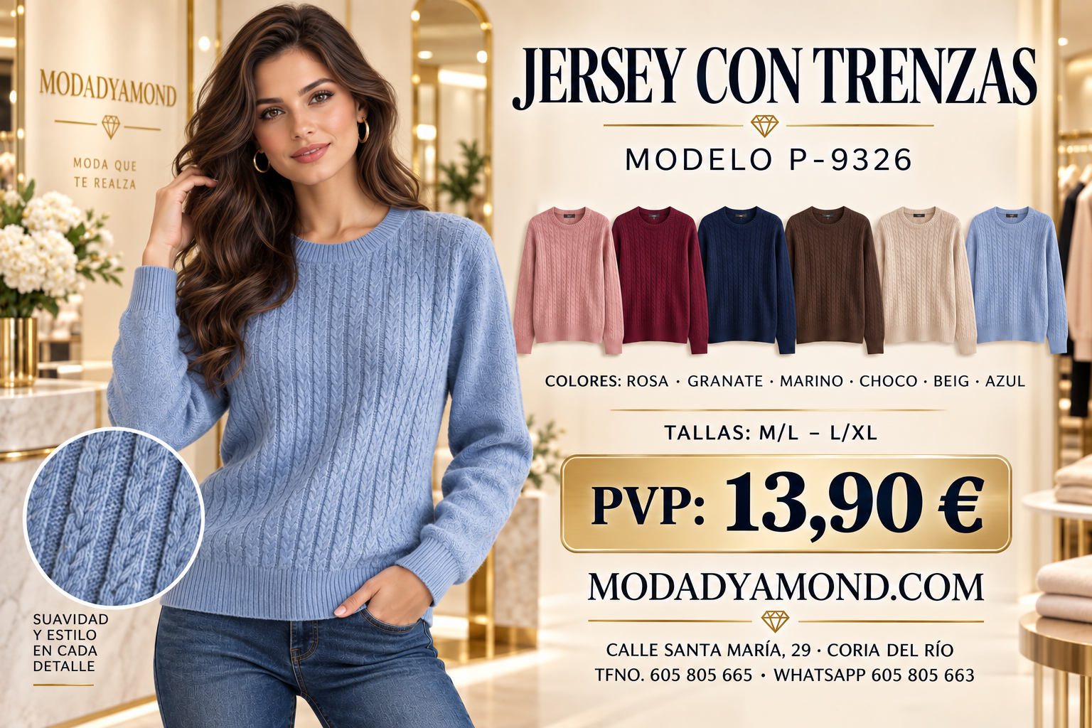JERSEYS TRENZAS P-9326 CZ