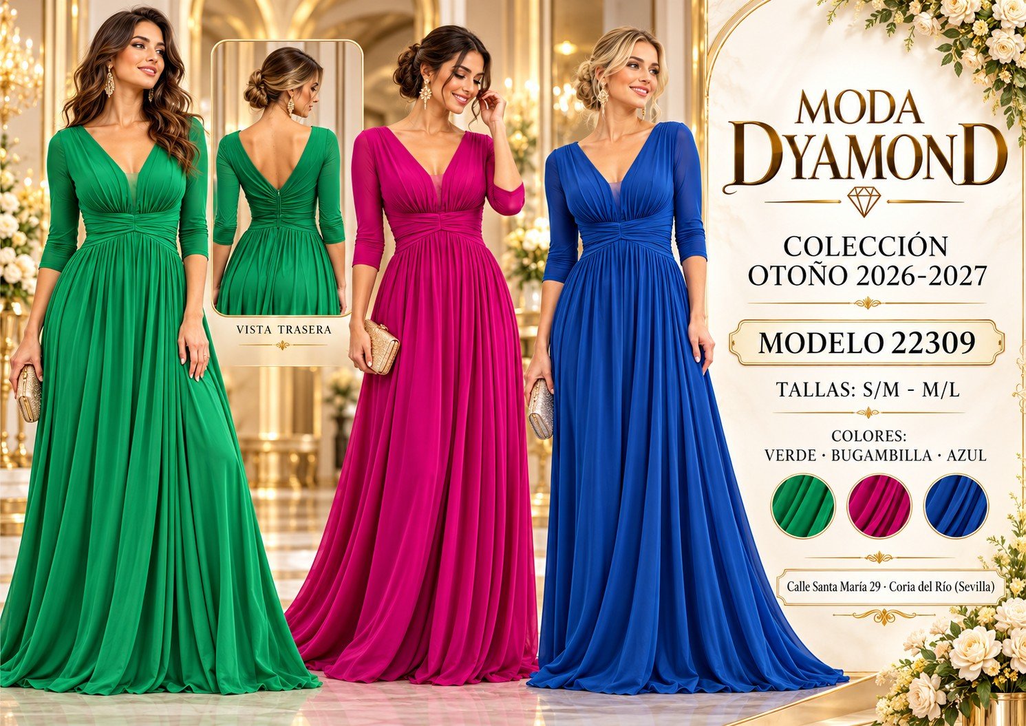 VESTIDO BOREAL 22309 LARGO