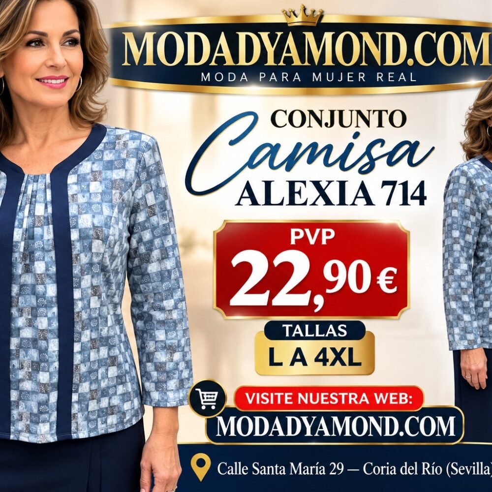 CONJUNTO CAMISA ALEXIA 714