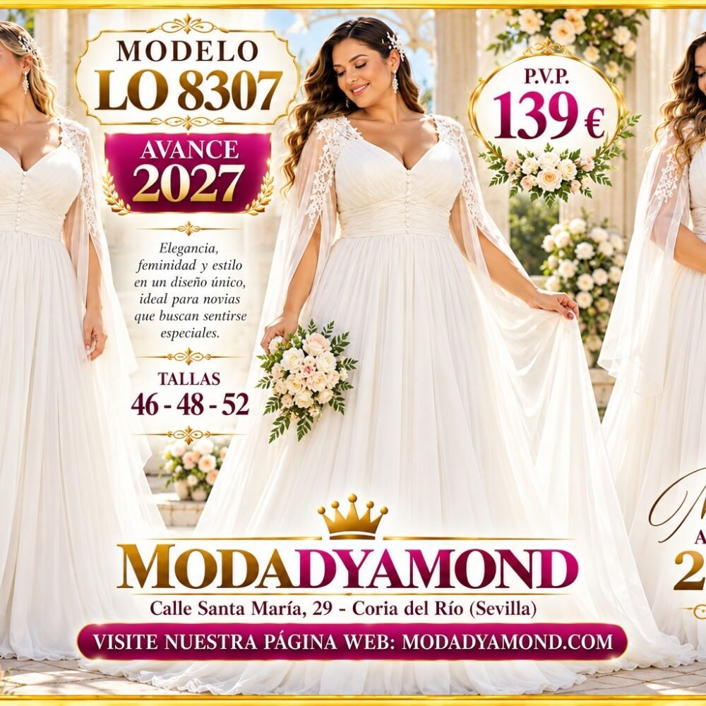VESTIDO BOREAL DE NOVIAS LO8307