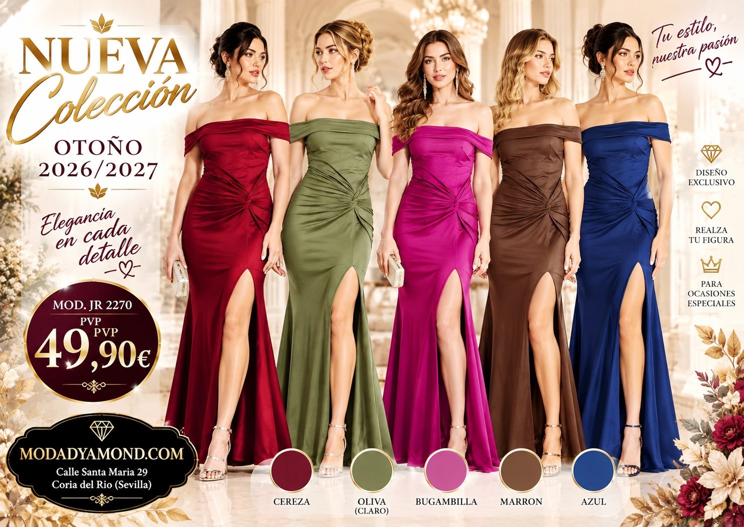 VESTIDO BOREAL JR 2270 LARGO
