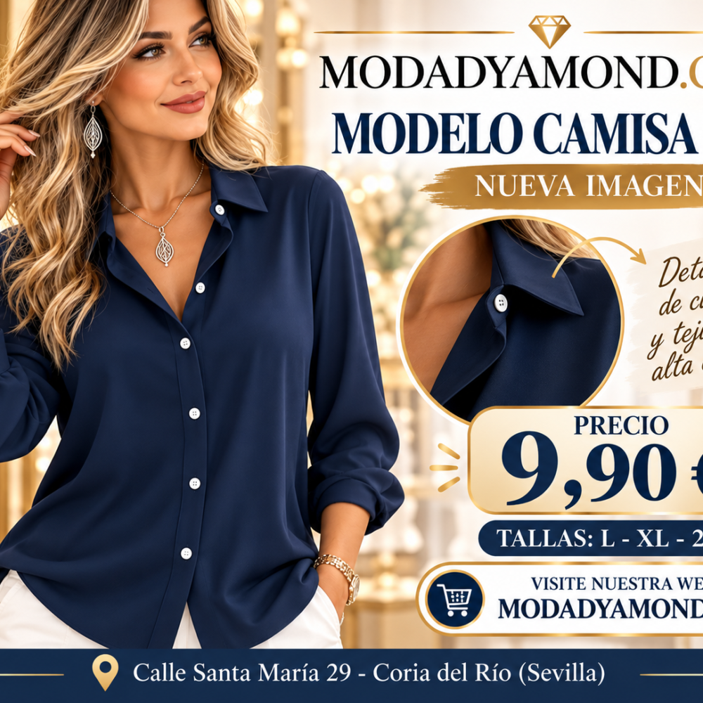 CAMISA ALEXIA LISA AZUL