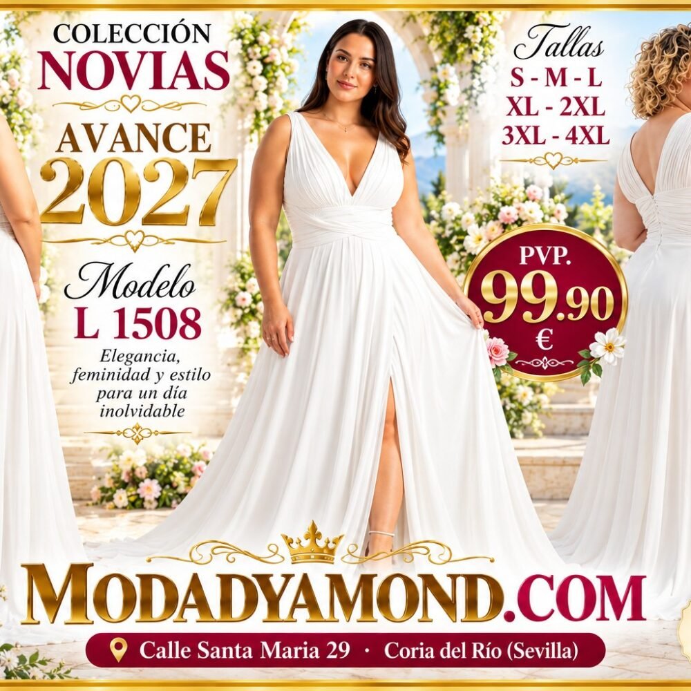 VESTIDO BOREAL NOVIA L 1508