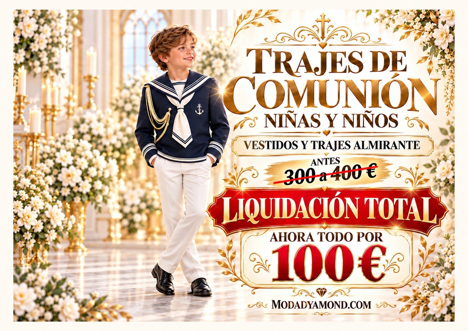 TRAJE COMUNION NIÑO MARINERO