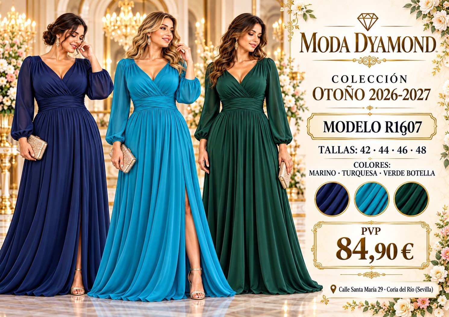 VESTIDO BOREAL OTOÑO R1607 LARGO
